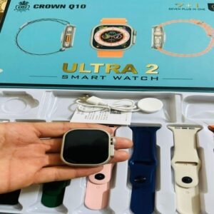 Ultra 2 Smart Watch with Customizable Straps – Fitness & Call Notifications