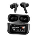 Wireless Noise-Canceling Earbuds with Touch Control and Touchscreen Display
